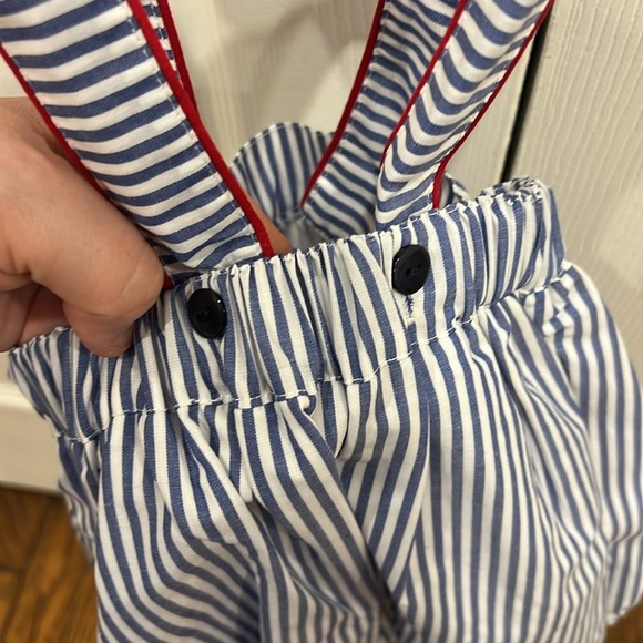 sal & pimenta Red, White, and Blue Suspender Bubble - Picture 4 of 6